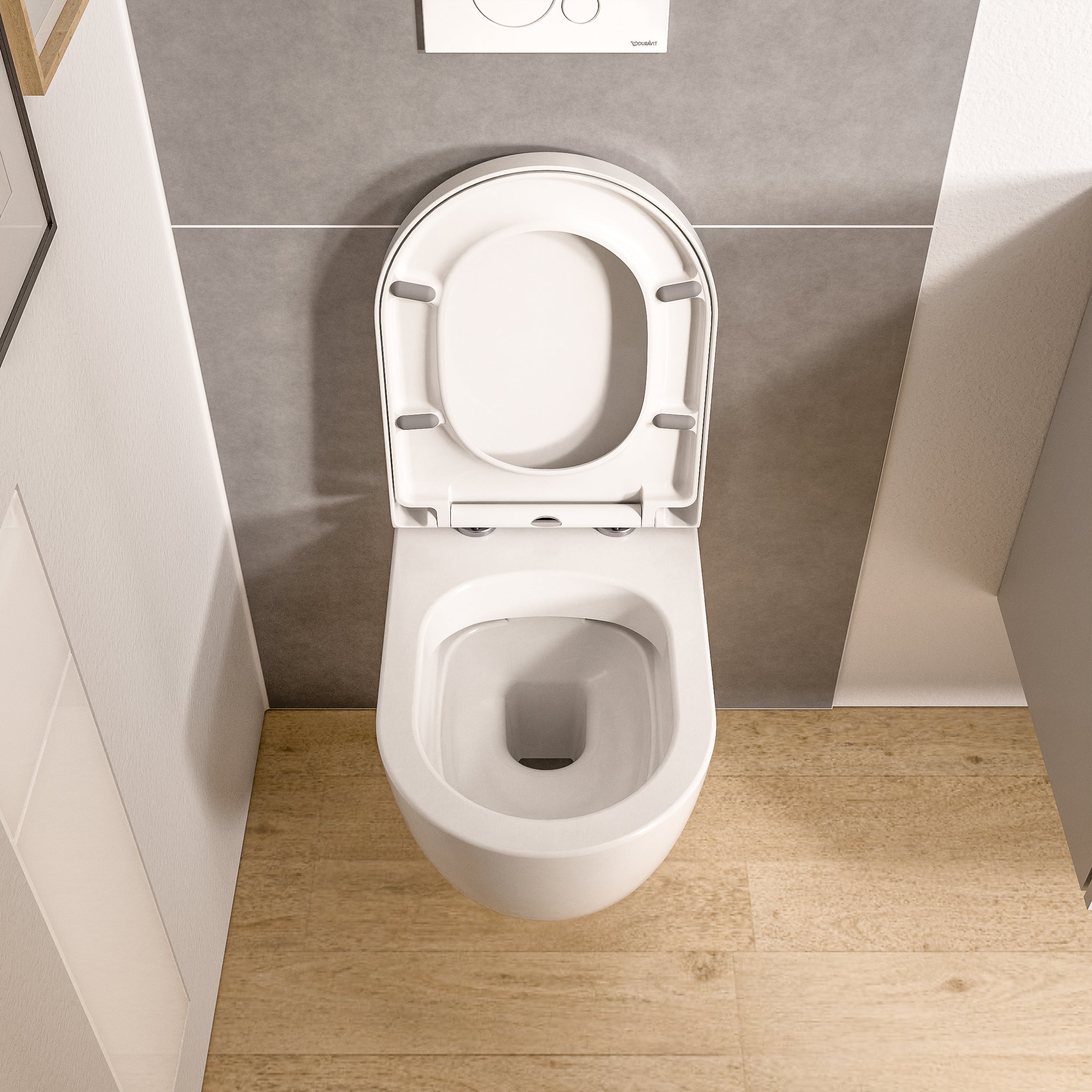 Væghængt toilet uden kant VIREO - Image 9