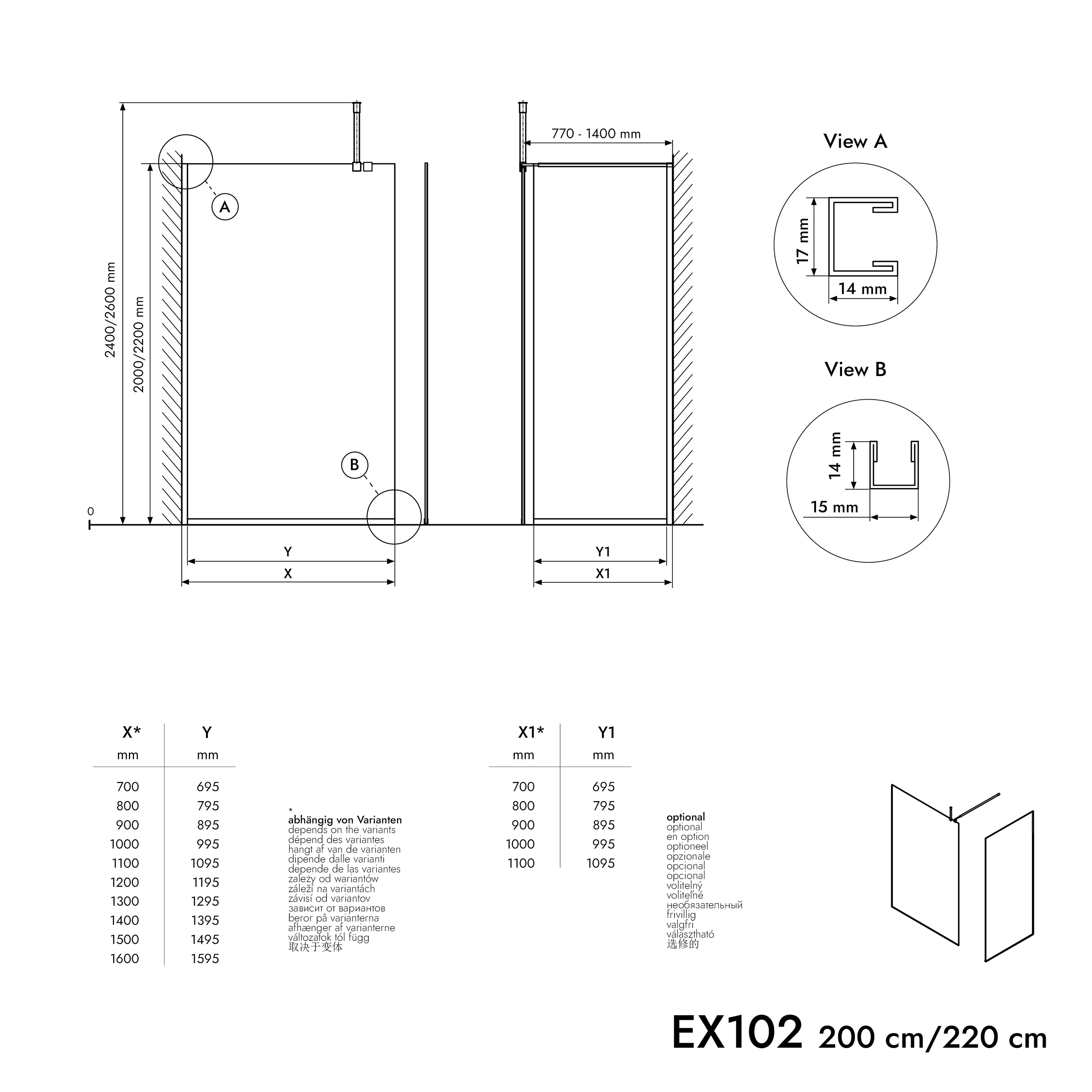 Walk-in bruser EX102-2 - Image 7