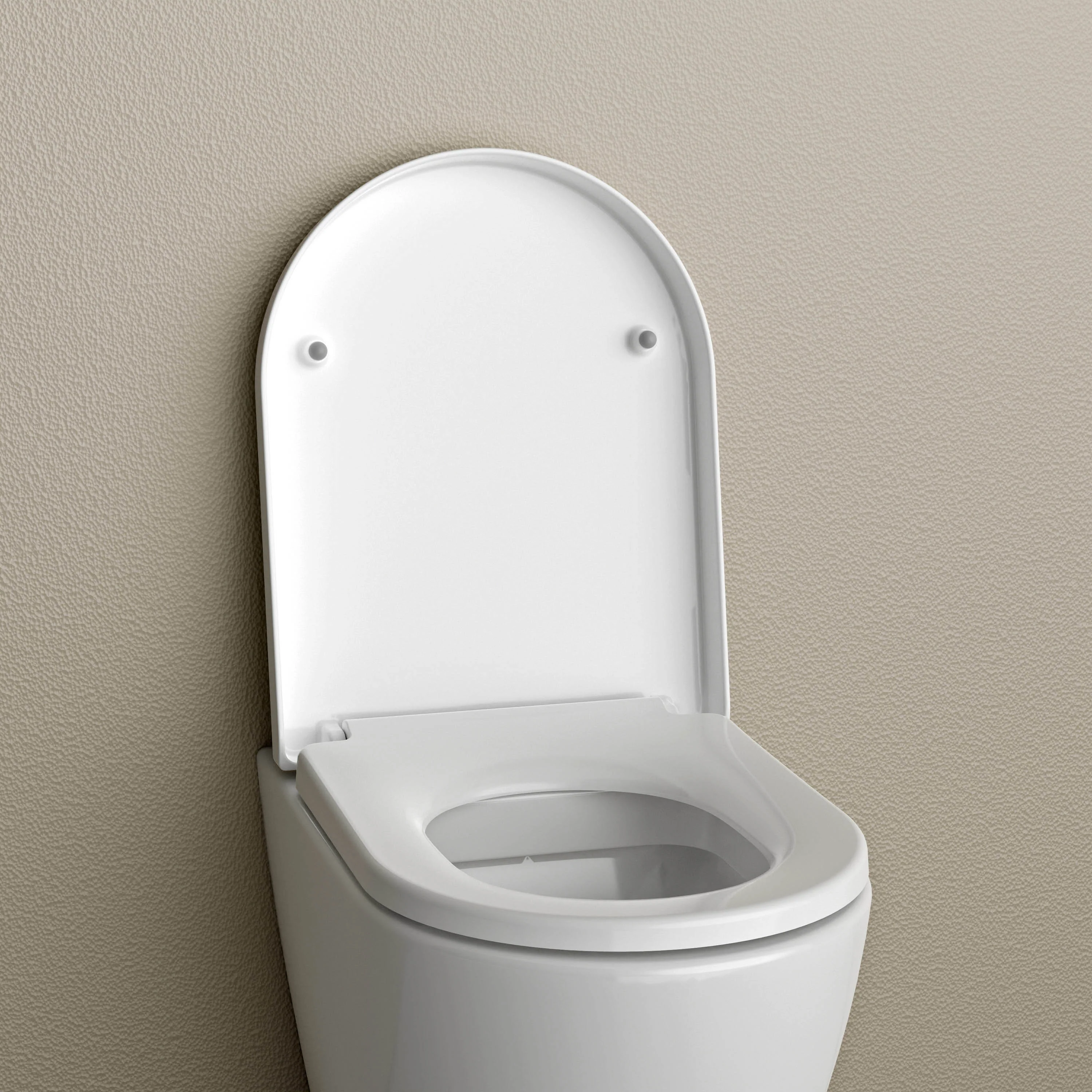 Soft-close WC-låg WC-sæde Udskiftningslåg U1002 - Image 2