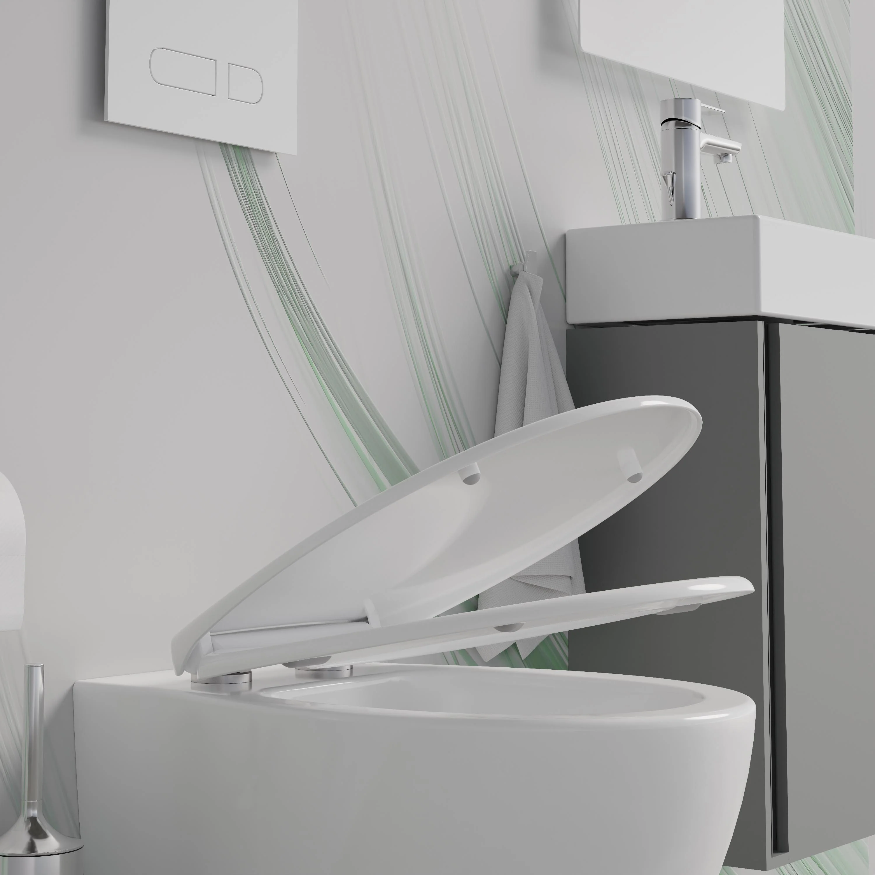 WC-låg Softclose - Image 3